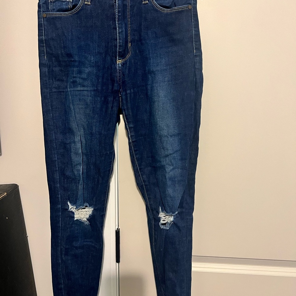 Just Black Denim Jeans in Deep Blue